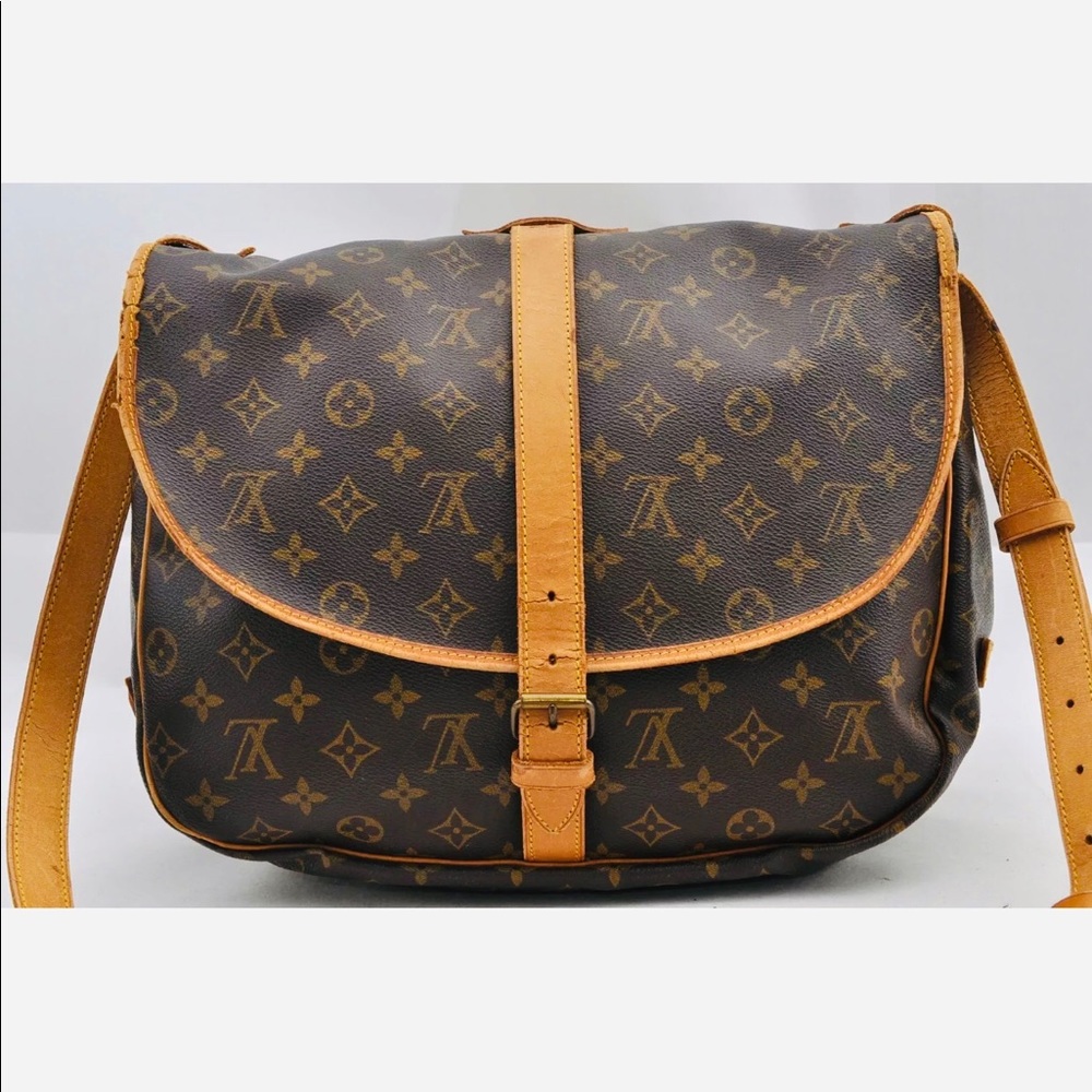 🔥🔥Auth Louis Vuitton Saumur 35 Crossbody Messager LV Unisex Bag - Picture 3 of 11